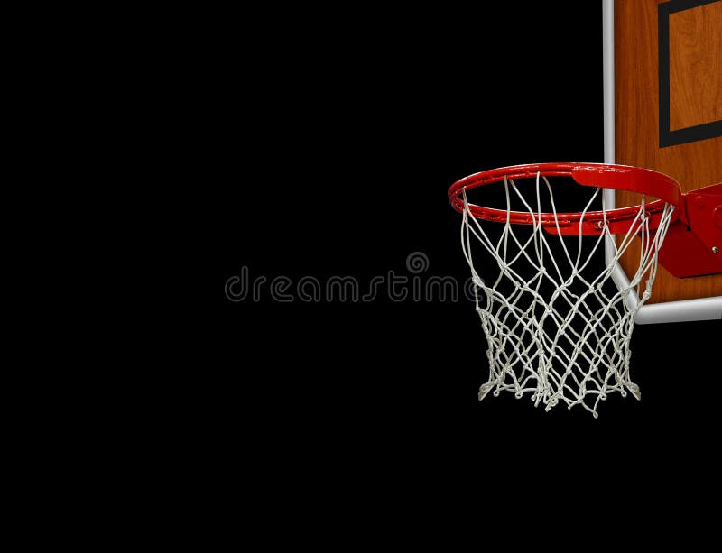Baschet peste negru royalty free stock photo