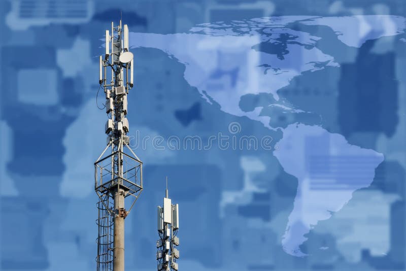 Base station network operator. 5G. 4G, 3G mobile technologies cellular base station