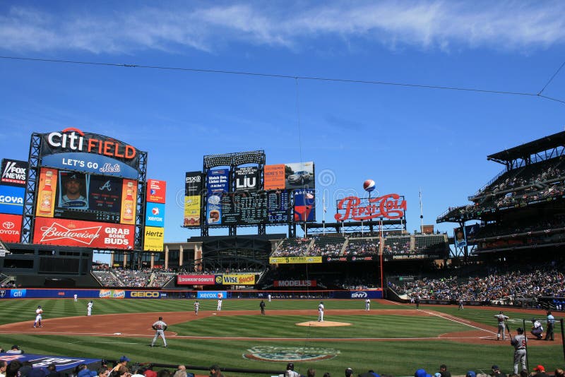 Citi Field, Home of the Mets Editorial Photo - Image of mets,  advertisements: 16415496