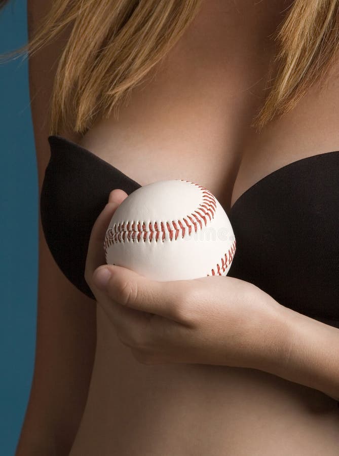 Free Baseball And Breasts Stock Image - 1938541