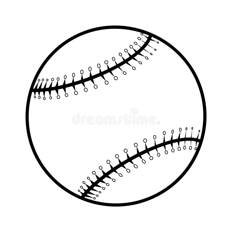 Baseball Ball Black White Stock Illustrations 8,199 Baseball Ball