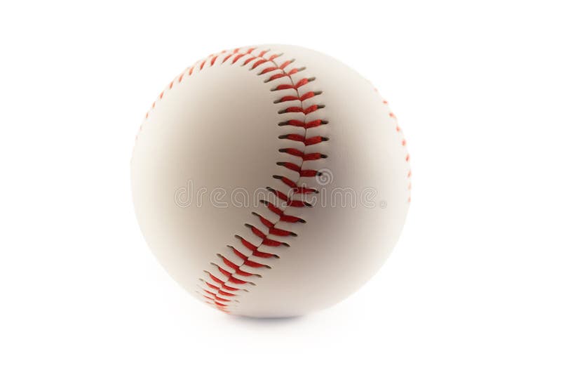 Baseball ball isolated in white background stock photos Baseball ball isolated in white background stock photos