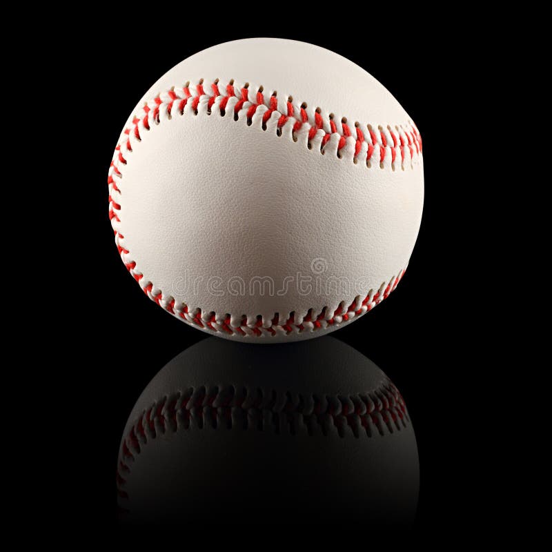 Baseball black stock image. Image of leather, activity 22800125