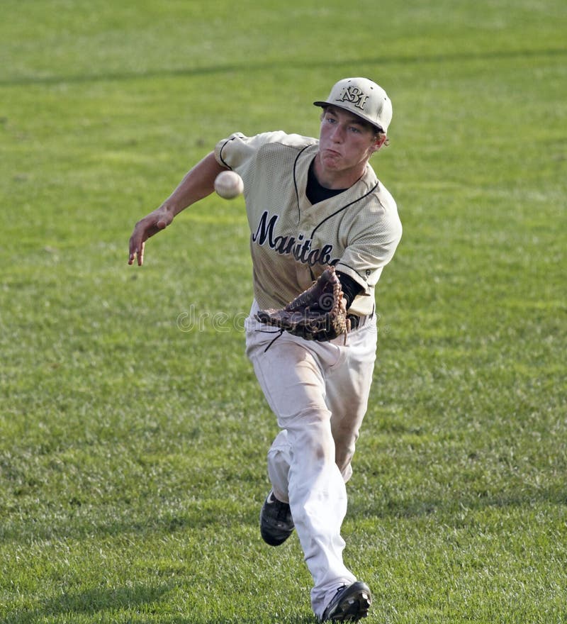 Baseball Canada Cup Player Catch Editorial Image Image of plate