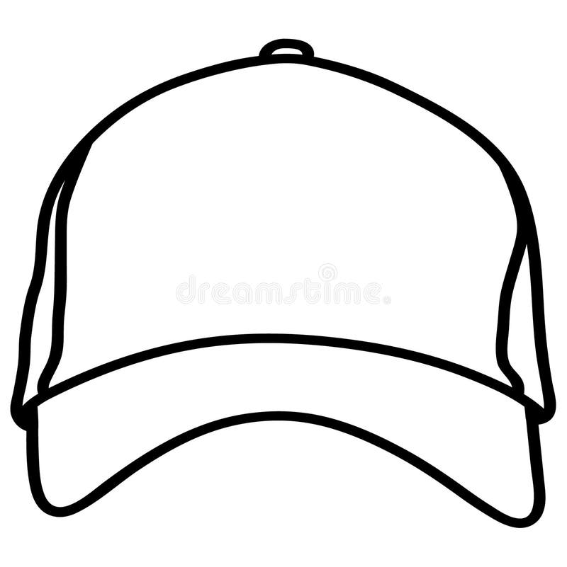 Baseball Cap Vector Illustration by Crafter Oks Stock Vector ...