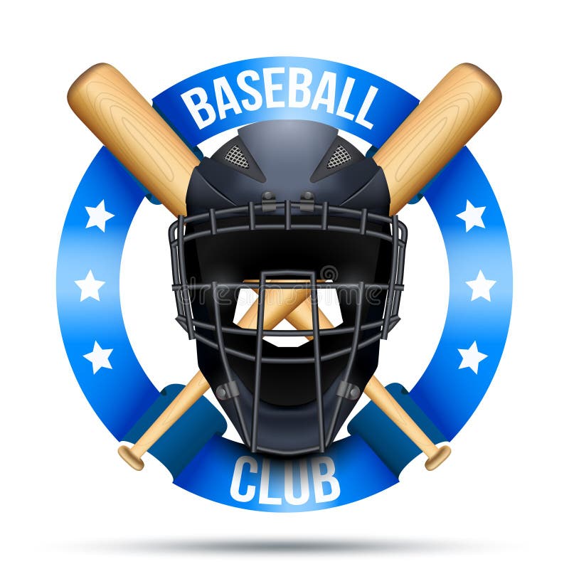 Baseball Catcher Helmet Cartoon Icon Stock Illustration - Download