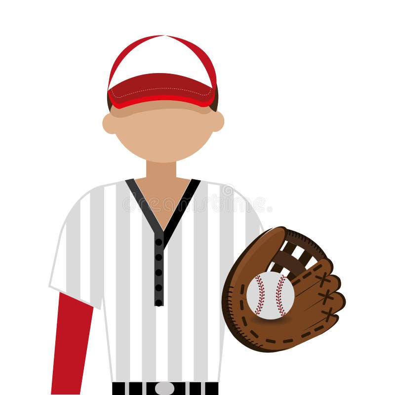 Baseball Club Player Field Label Design Stock Vector Illustration of