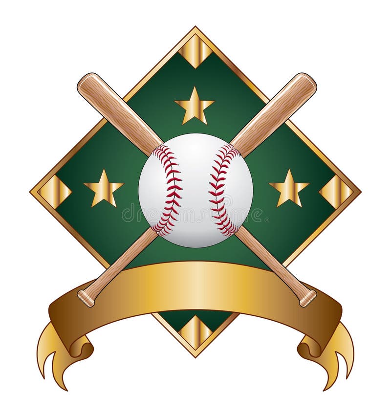 Baseball Design Template Diamond. 