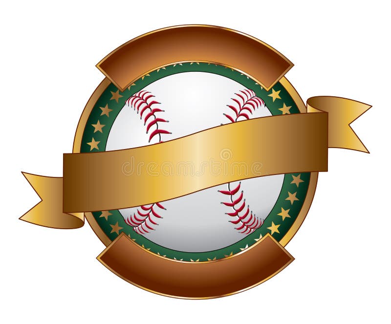 Download Baseball Design Template Ribbon Stock Vector ...