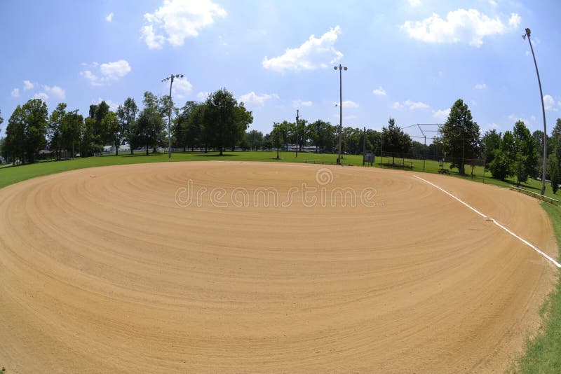 Baseball Field in the Summertime