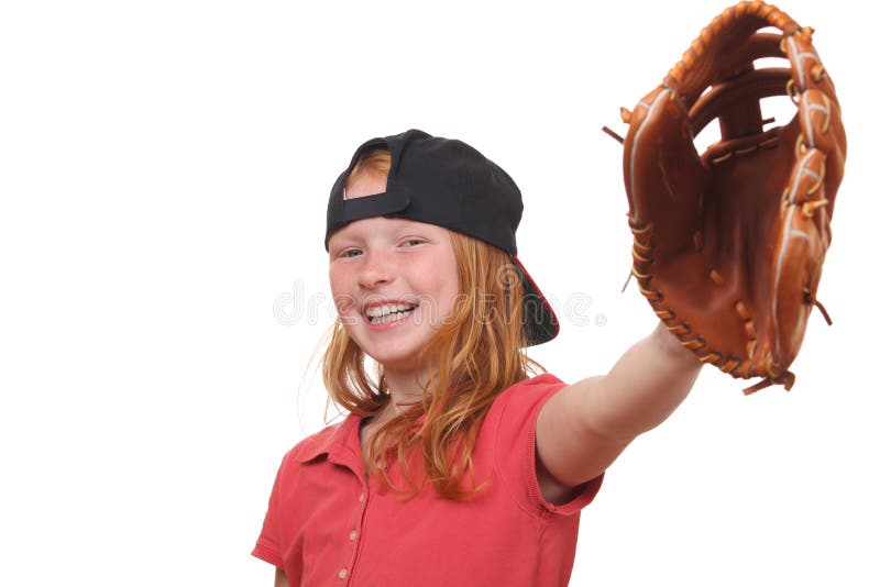 Baseball girl stock photo. Image of expression, happiness 33322034