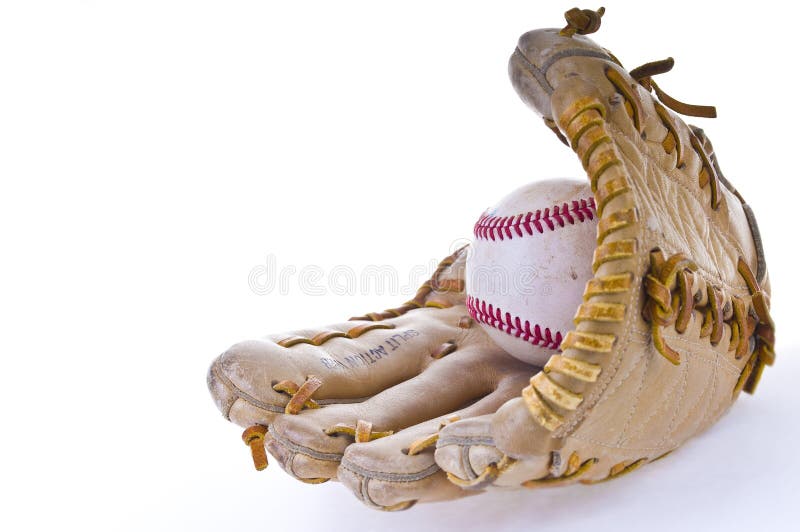 Baseball glove royalty free stock photo