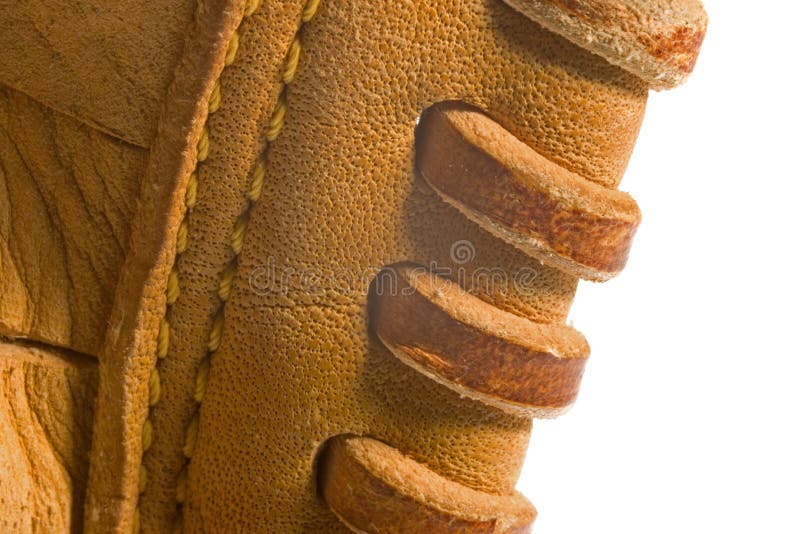 Baseball Glove stock photo. Image of brown, leather, lacing 4853244