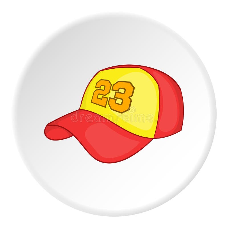 Baseball Hat Icon, Cartoon Style Stock Illustration - Illustration of