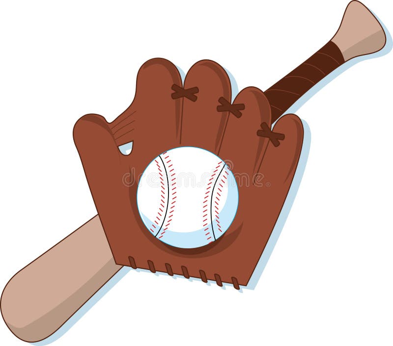 Baseball Bat Ball Glove Stock Illustrations 4,633 Baseball Bat Ball