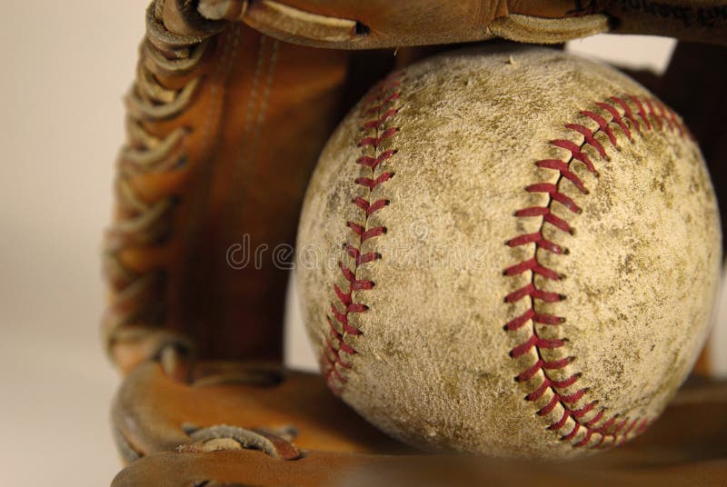 Baseball and Mitt or Glove royalty free stock photography