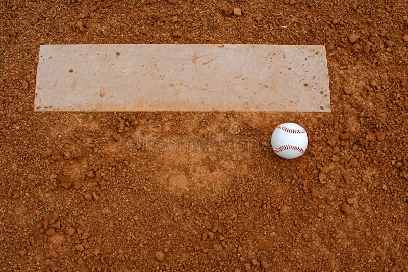 Baseball Near the Pitchers Mound Stock Photo Image of mound, pitchers