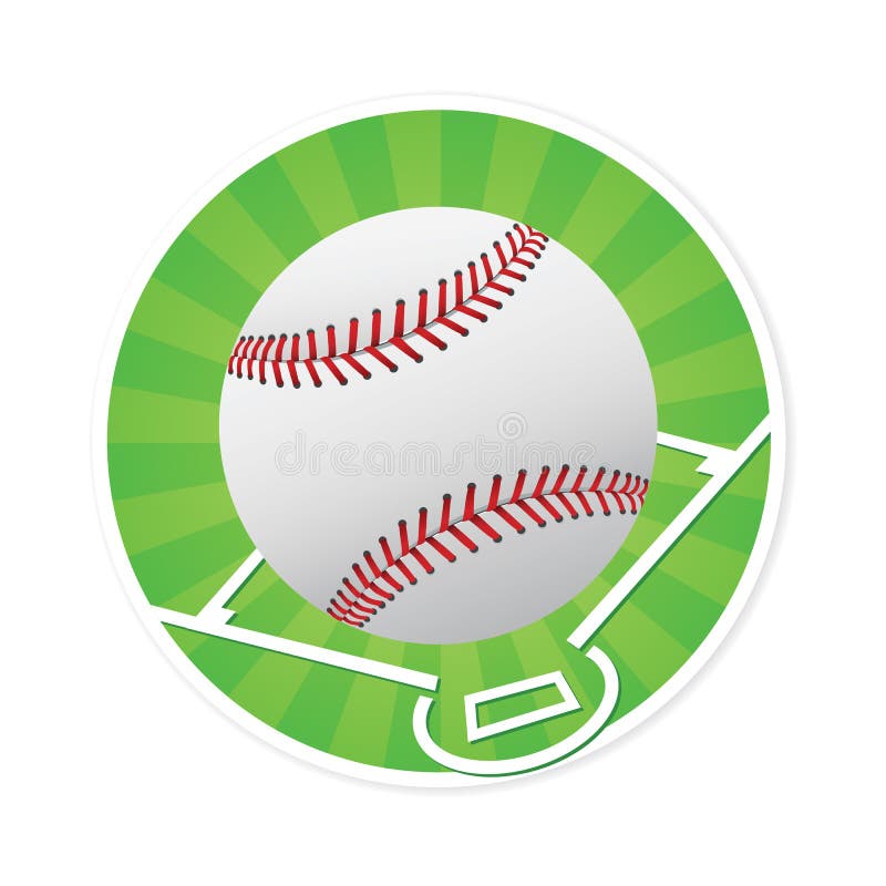Baseball with Pitch Markings Stock Vector Illustration of markings