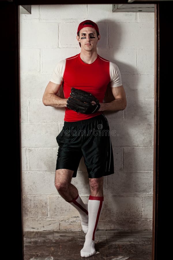 Baseball Player stock image. Image of glove, athlete - 18502899