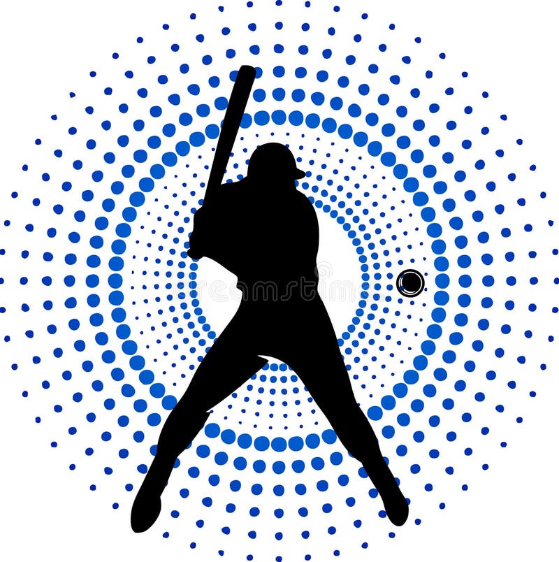 Baseball player royalty free illustration Baseball player royalty free illustration