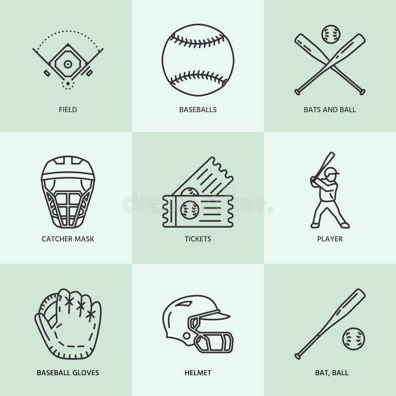 2,000+ Baseball Catcher Equipment Illustrations, Royalty-Free