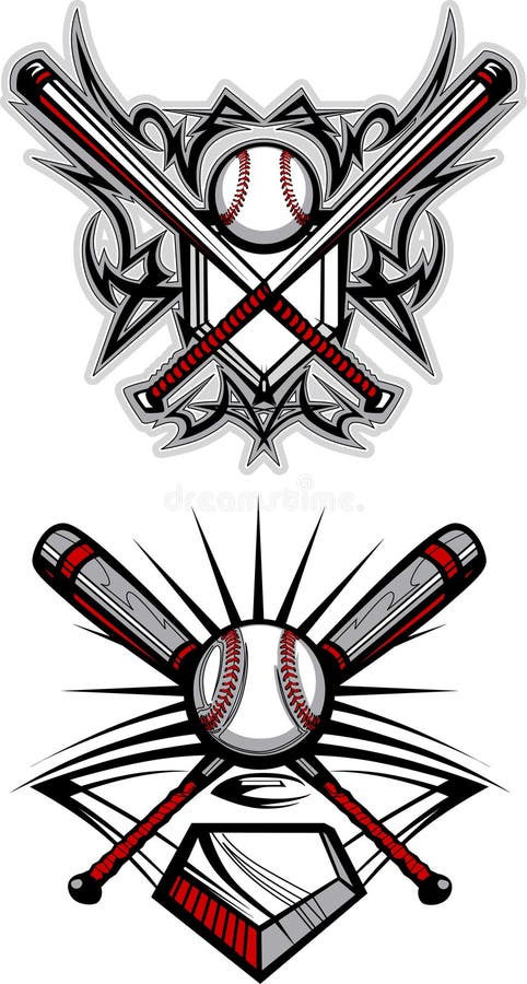 Baseball-/Softball-Stammes- vektorbild