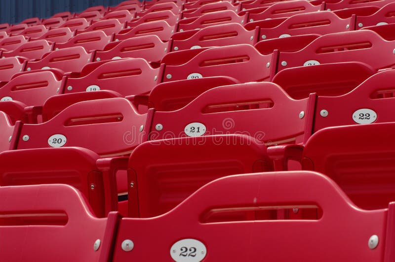 Baseball stadium seats 21 stock image. Image of seats - 20966989