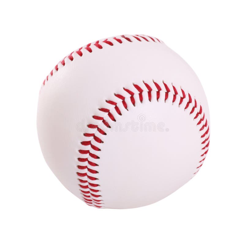 Baseball On White Background Picture. Image 4435566