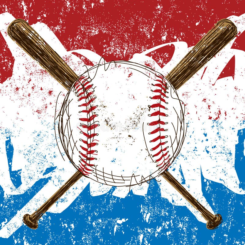 Baseballa Chorągwiany tło ilustracja wektor Baseballa Chorągwiany tło ilustracja wektor