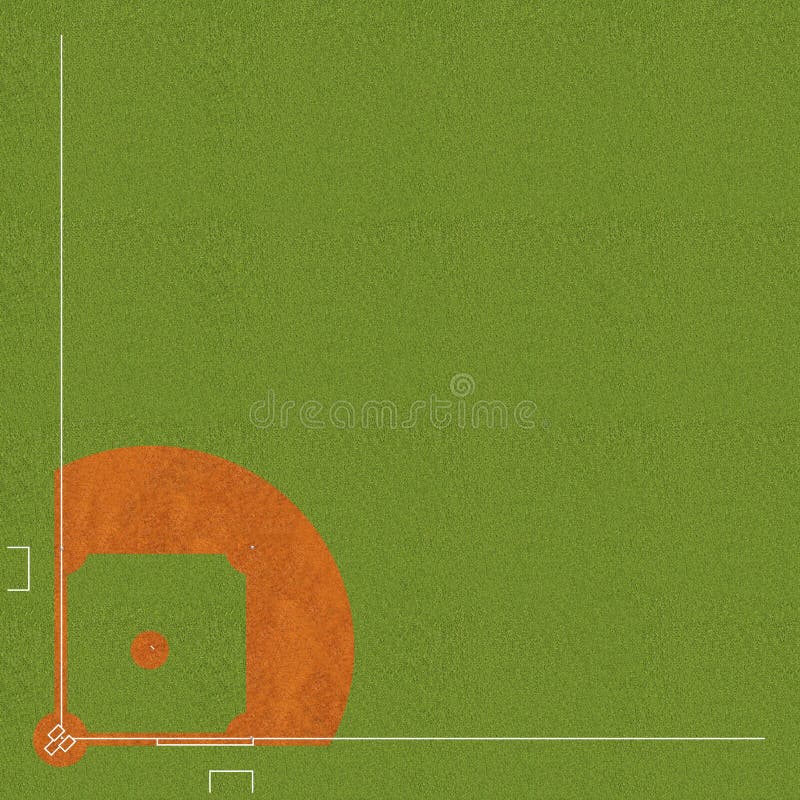 Baseballfält fotografering för bildbyråer Baseballfält fotografering för bildbyråer