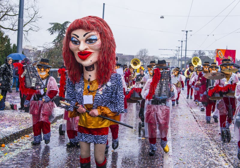 2017 Basel Carnival Editorial Photo. Image Of European - 95335621