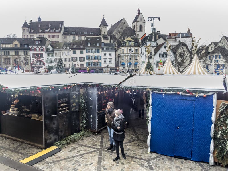 Winter In Basel, Switzerland Stock Photo Image of cityscape, travel