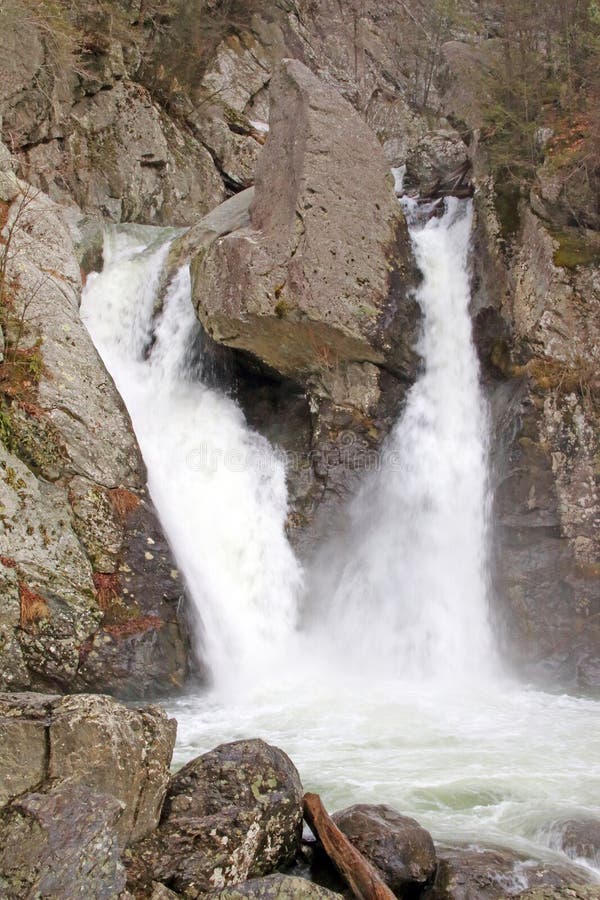 Bash Bish Falls in Spring stock images Bash Bish Falls in Spring stock images
