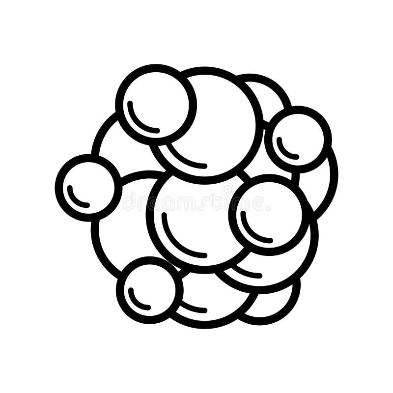 Cancer cell icon stock illustration