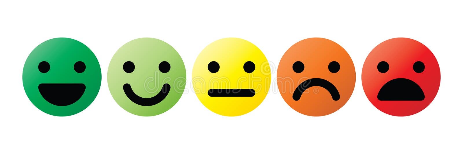 Emoji Faces Icons Vector Design Bad Stock Vector (Royalty Free