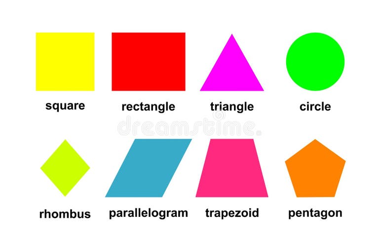 Basic Shape Set Colorful Stock Illustrations – 3,744 Basic Shape Set ...