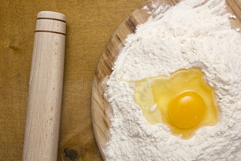 Basic Ingredients for Baking Bakery Products Stock Photo Image of plunger, wood 57600170