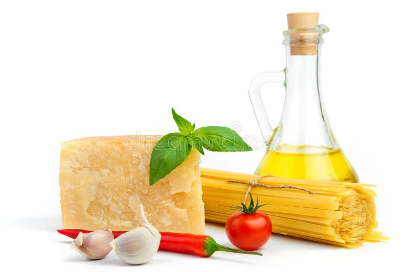 Basic Ingredients for italian spaghetti