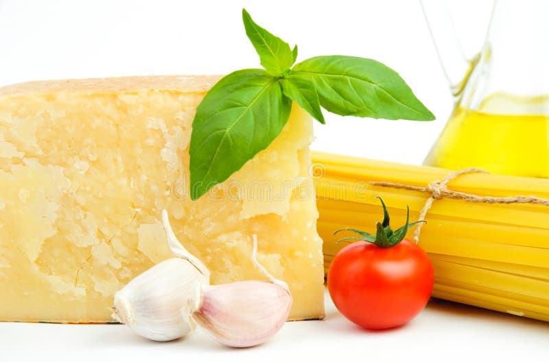 Basic italian food ingredients