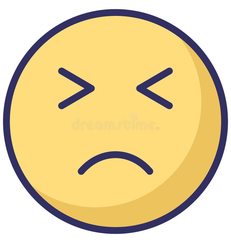 Mind, Smiley Vector Isolated Icon Which Can Easily Modify or Edit Mind