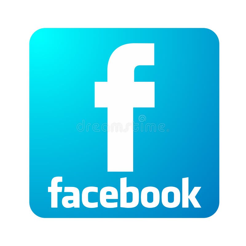 Facebook Logo Icon Facebook Text Vector Illustrations on White Background  Editorial Stock Image - Illustration of connection, igtv: 136839789