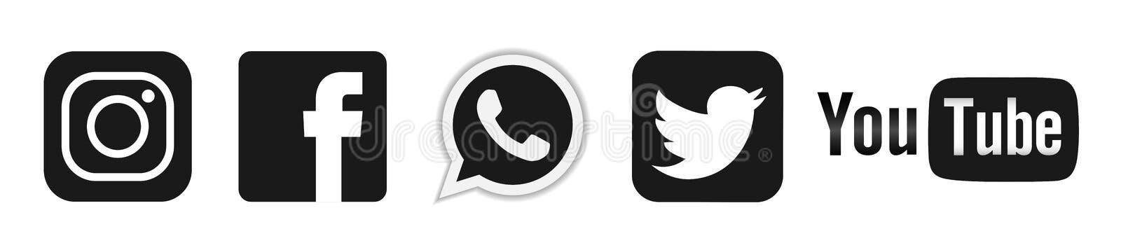 Whatsapp Social Media Logo editorial image. Illustration of telephone ...