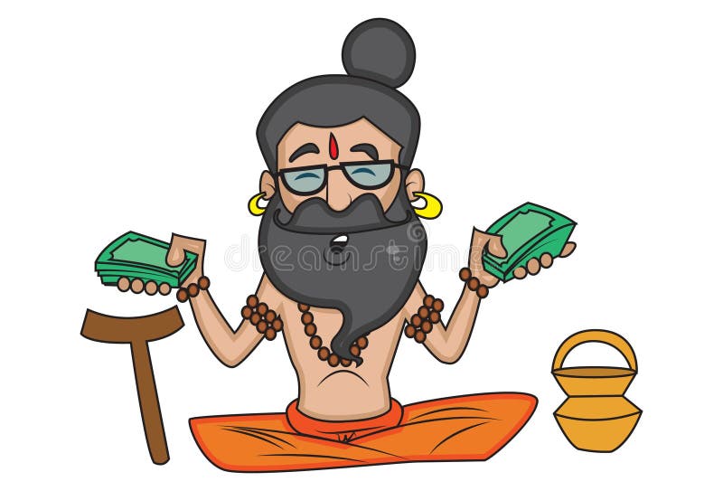 Vector Cartoon Illustration of Cute Data Baba. Stock Vector - Illustration  of character, backgroundn: 142373315