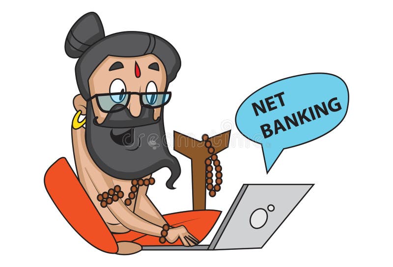 Vector Cartoon Illustration of Cute Data Baba. Stock Vector - Illustration of funny, acharya: 142373317 Vector Cartoon Illustration of Cute Data Baba. Stock Vector - Illustration of funny, acharya: 142373317