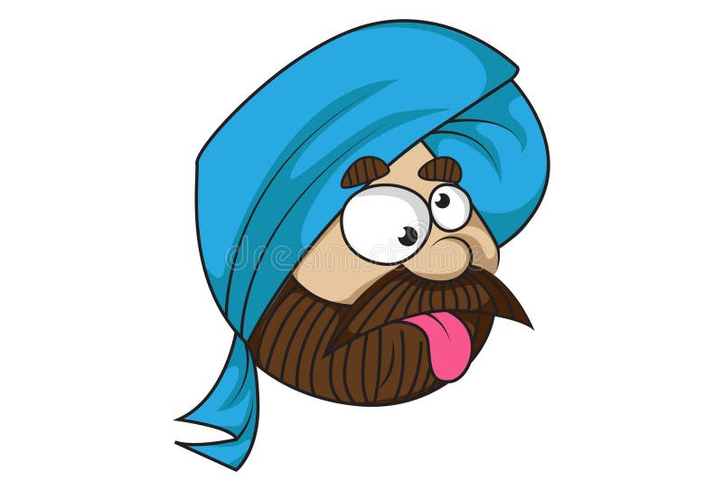 Vector Cartoon Illustration of Cute Sardar Ji. Stock Vector - Illustration of beard, funny: 142373760 Vector Cartoon Illustration of Cute Sardar Ji. Stock Vector - Illustration of beard, funny: 142373760