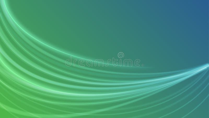 Abstract Shiny White Curves or Light Rays in Green and Blue Gradient Background stock illustration Abstract Shiny White Curves or Light Rays in Green and Blue Gradient Background stock illustration