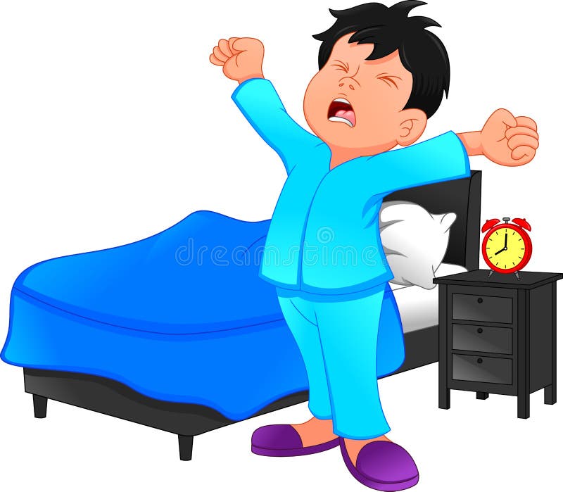 Cartoon Boy Wake Up Stock Illustrations – 372 Cartoon Boy Wake Up Stock ...