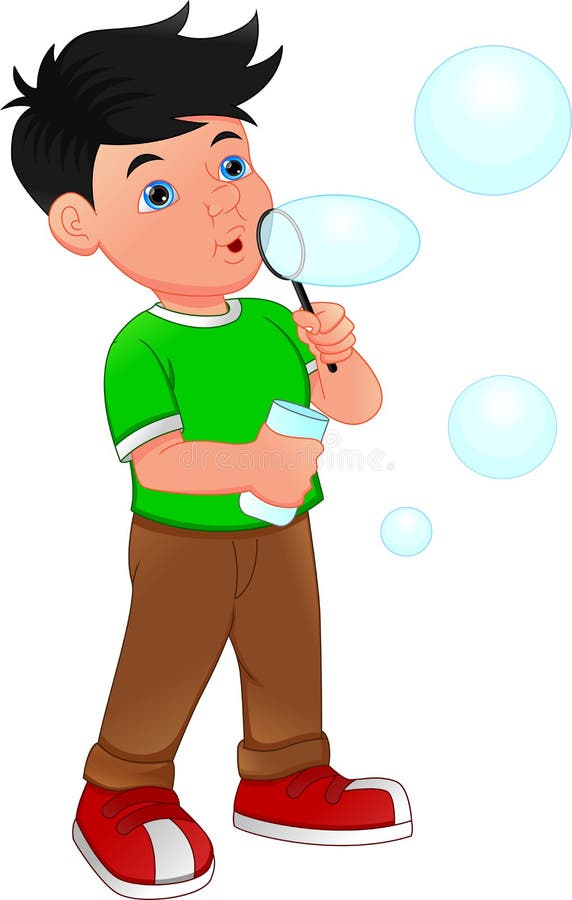 Blowing Bubble Stock Illustrations 3 538 Blowing Bubble Stock