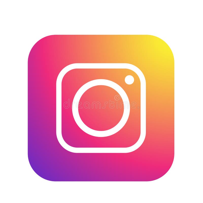 New Instagram Camera Logo Icon Vector with Modern Gradient Design ...