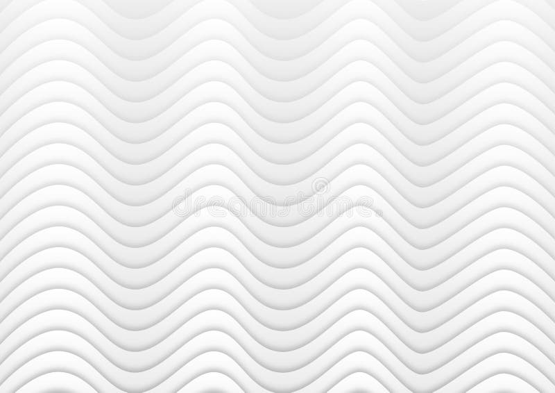 Abstract White Waves or Wall Texture Background Stock Vector